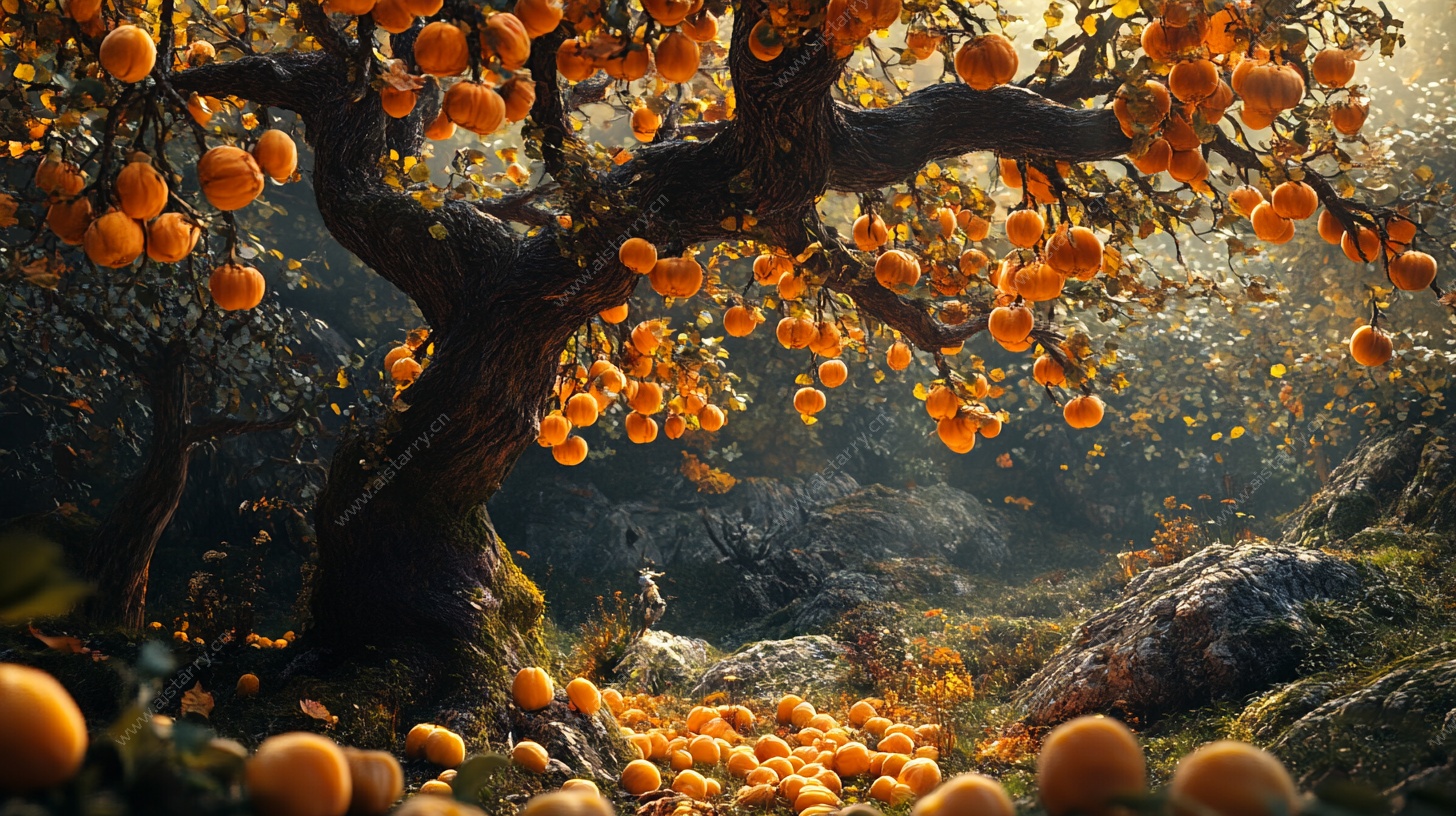 梦幻橘子树 硕果累累之景