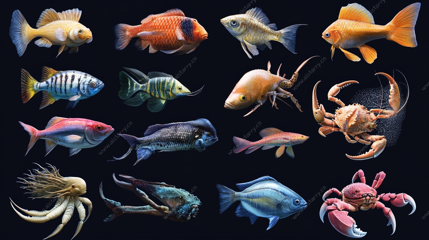多彩水族生物大集合