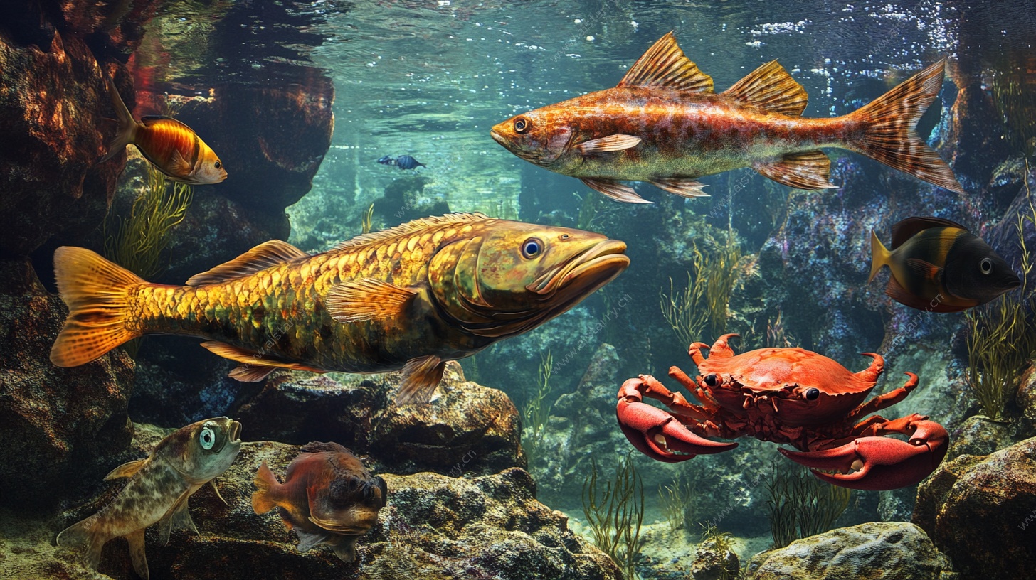 海底世界 鱼蟹共舞奇景