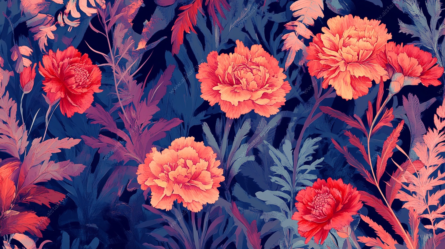 花卉图案背景图