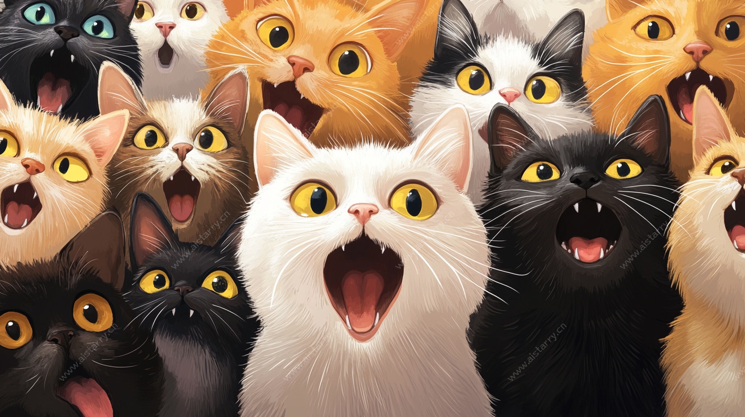 群猫大合唱