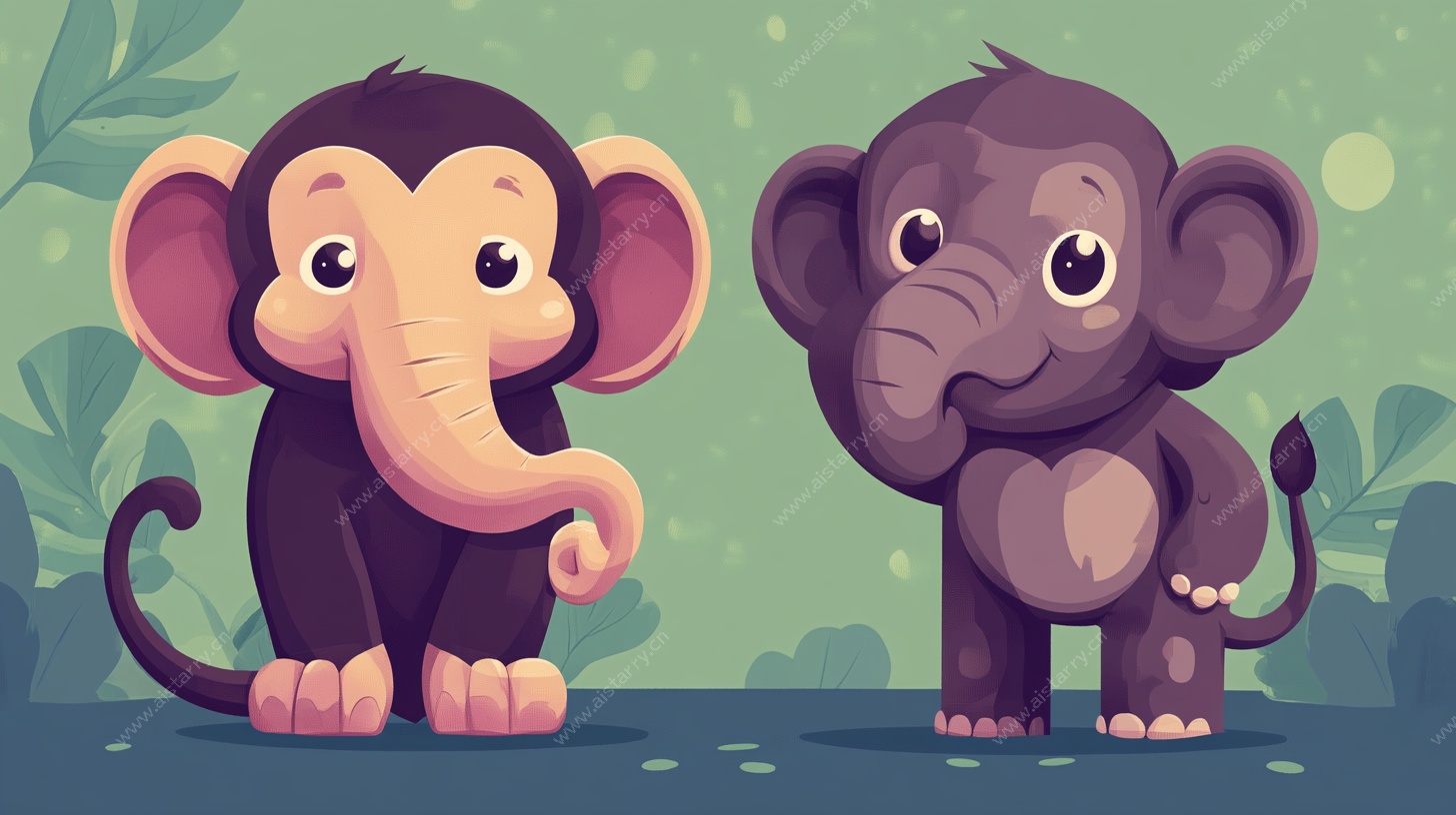 猴象伙伴图