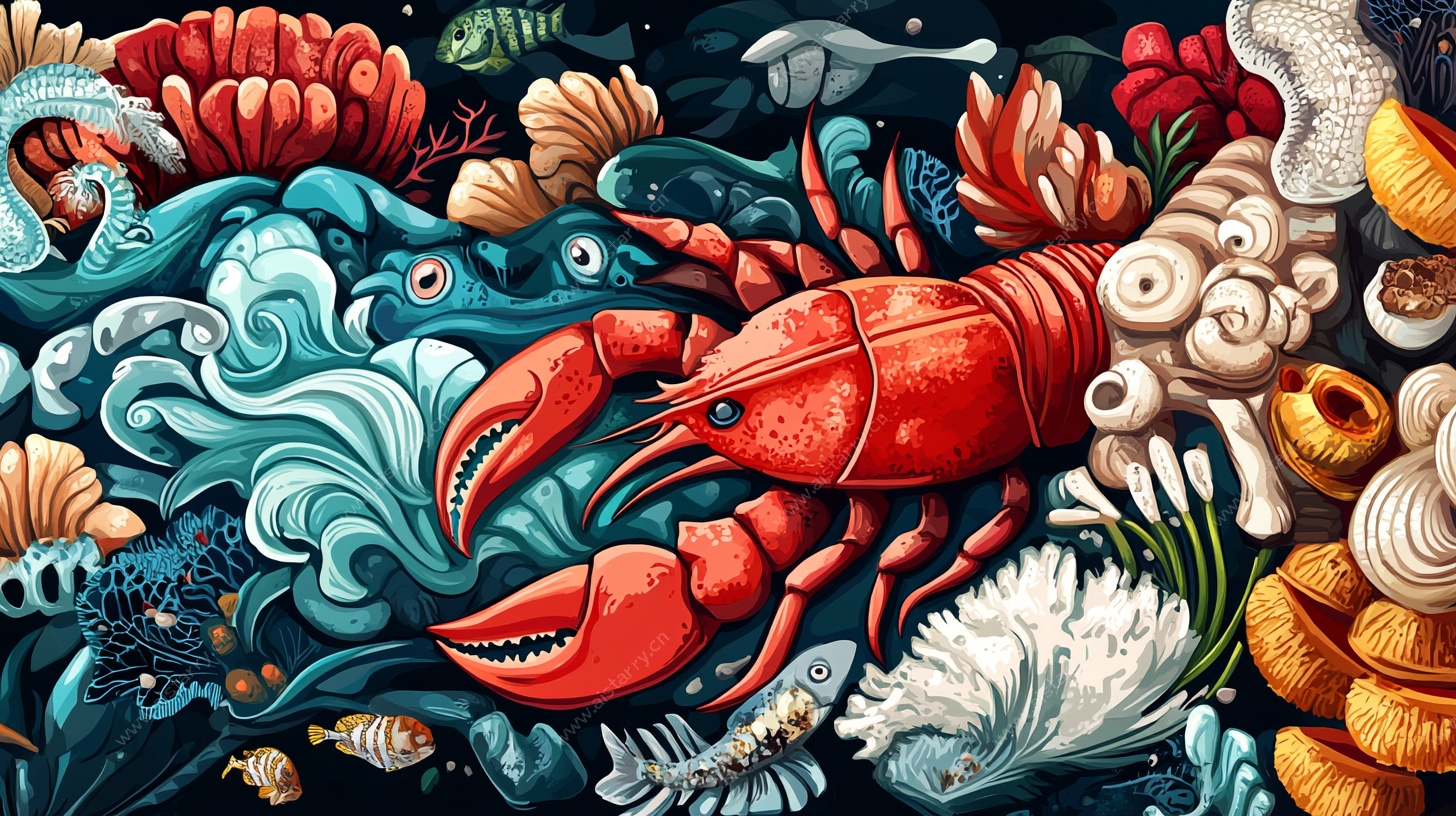 海底龙虾奇幻世界