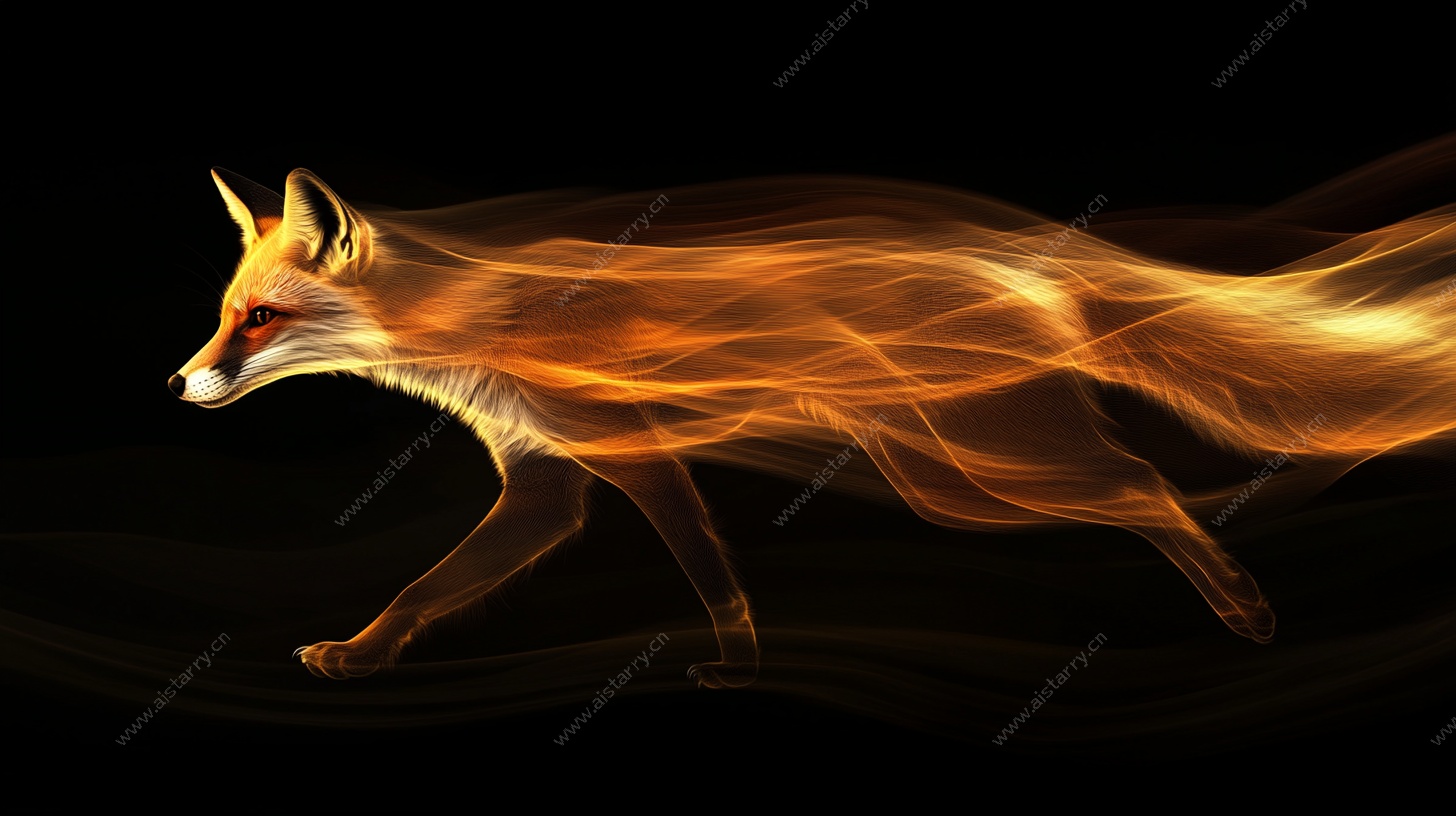 火焰幻狐 神秘动感画面