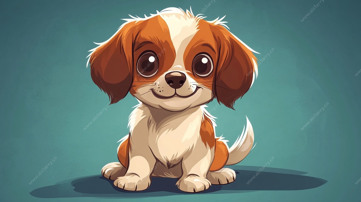 可爱卡通小狗形象