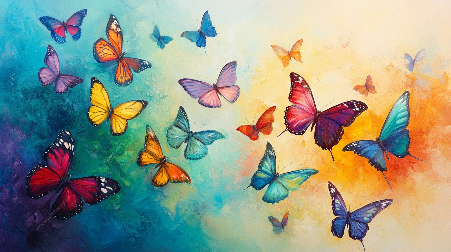 梦幻蝴蝶群舞图