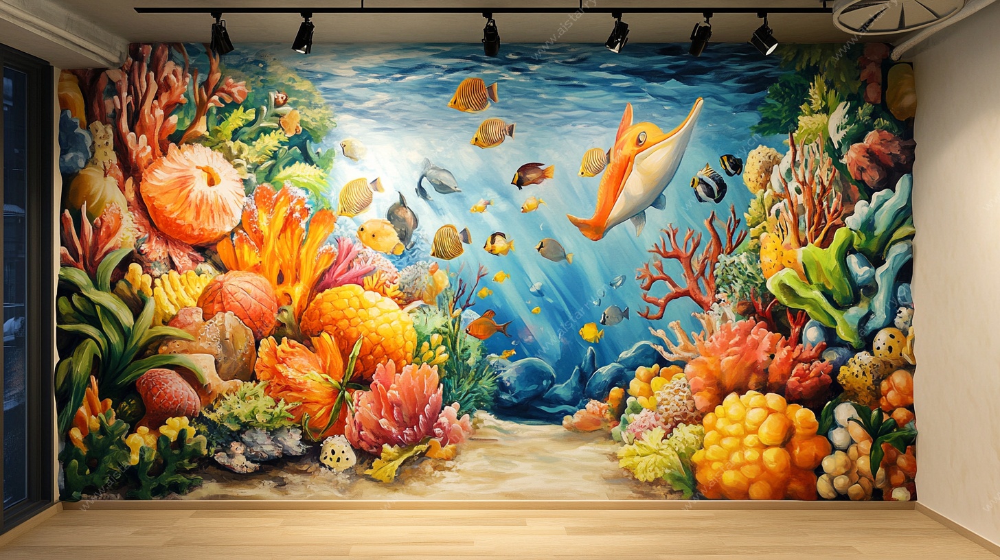 海底世界壁画