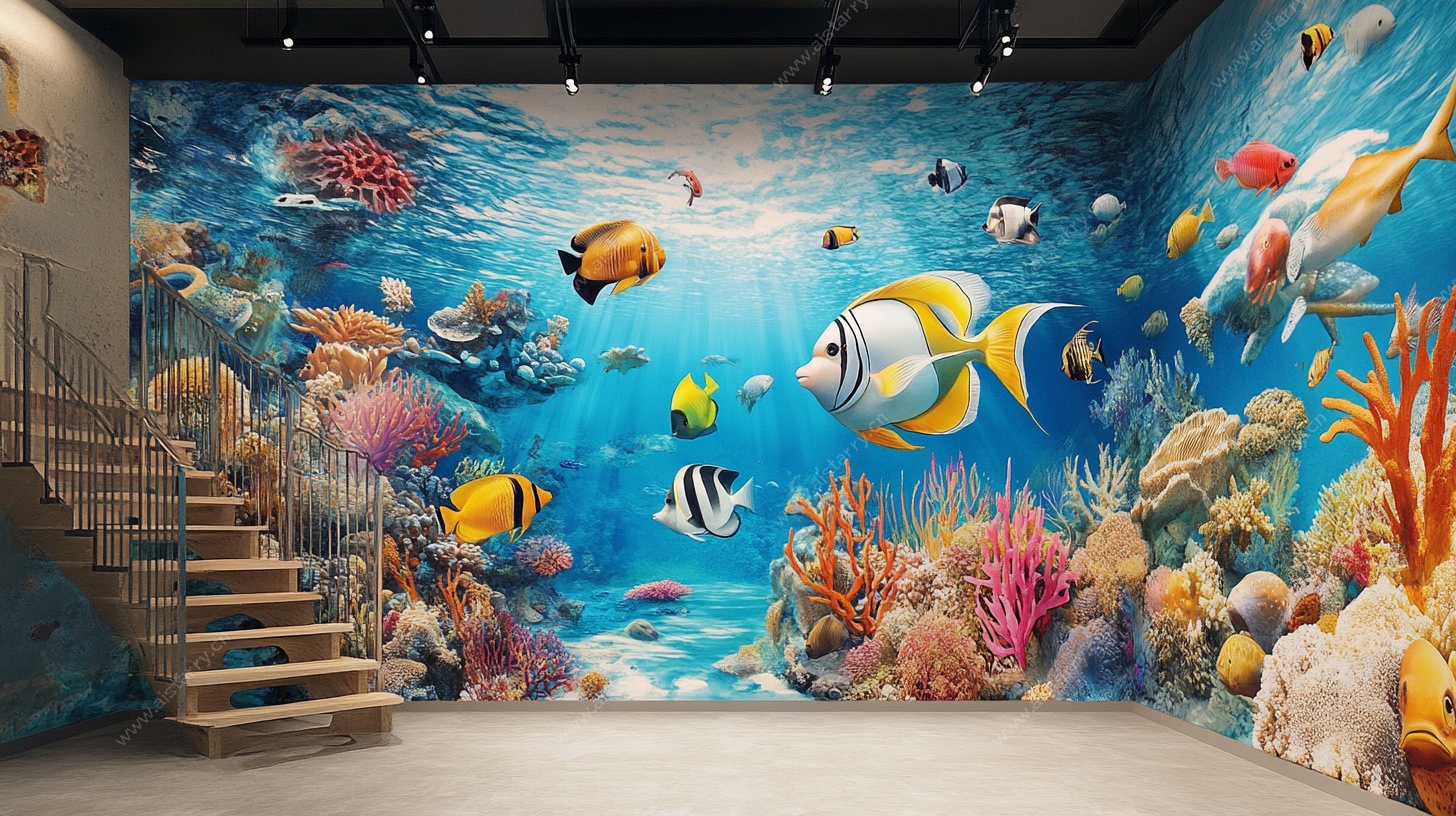 海底世界墙绘