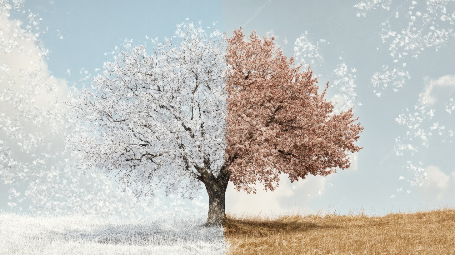 四季之树的奇幻景观