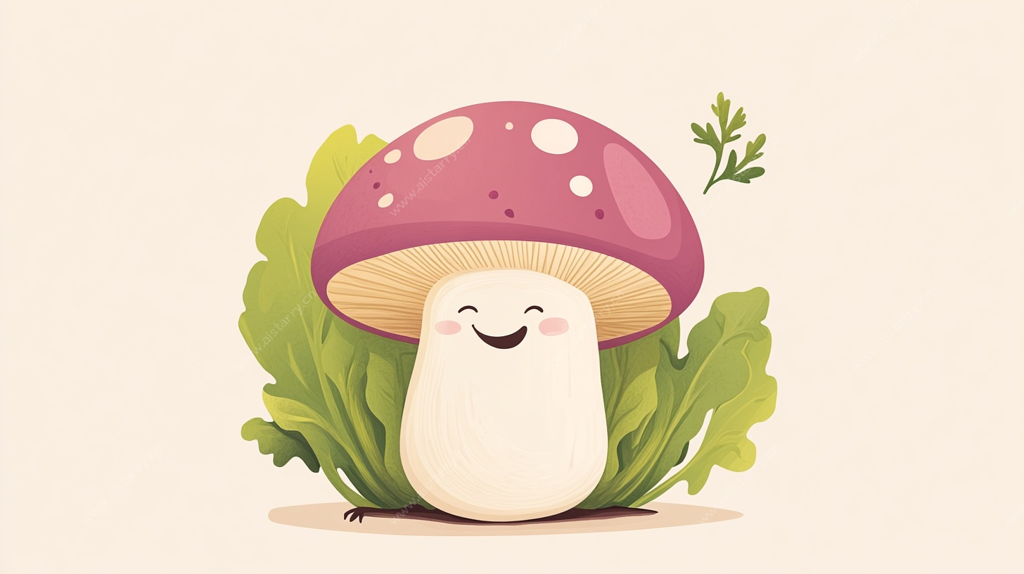 可爱蘑菇卡通形象