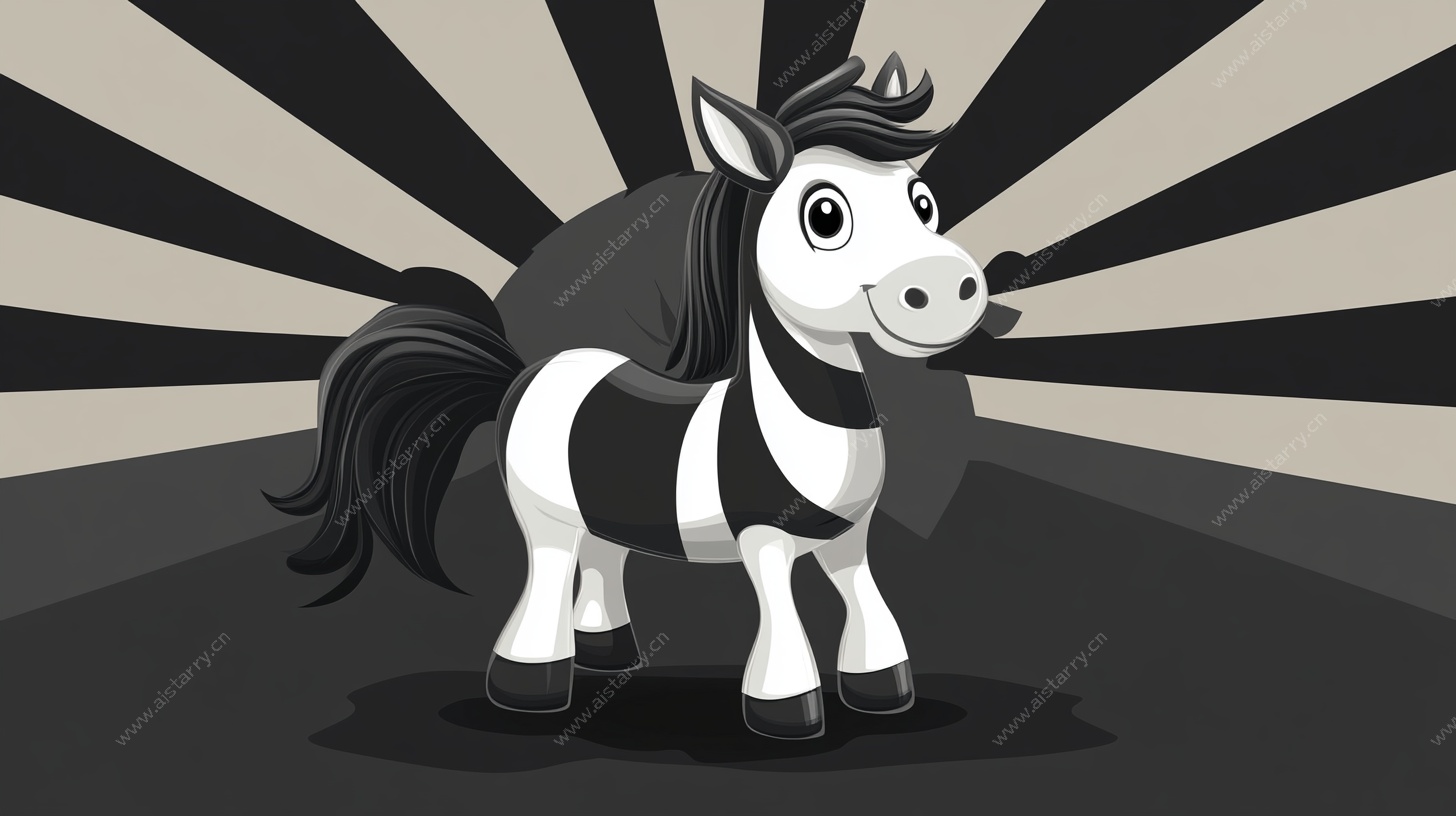 卡通斑马形象设计