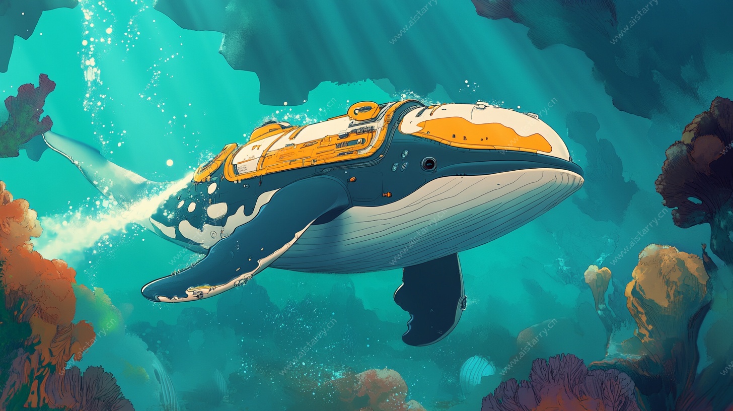 机械鲸鱼海底奇幻之旅