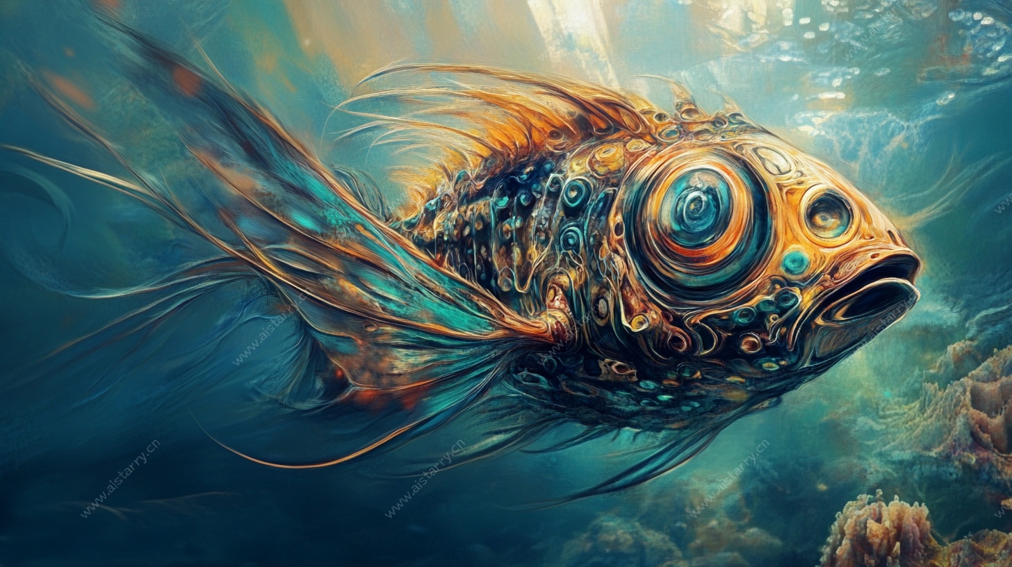 奇幻机械风深海鱼