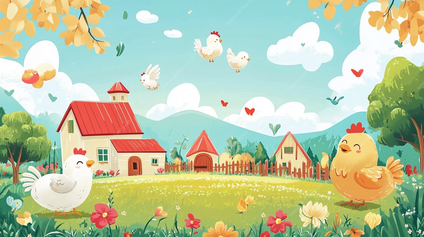 田园农场的欢乐动物世界