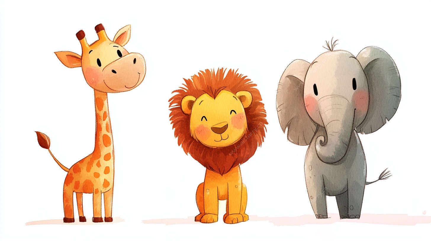 可爱动物三剑客