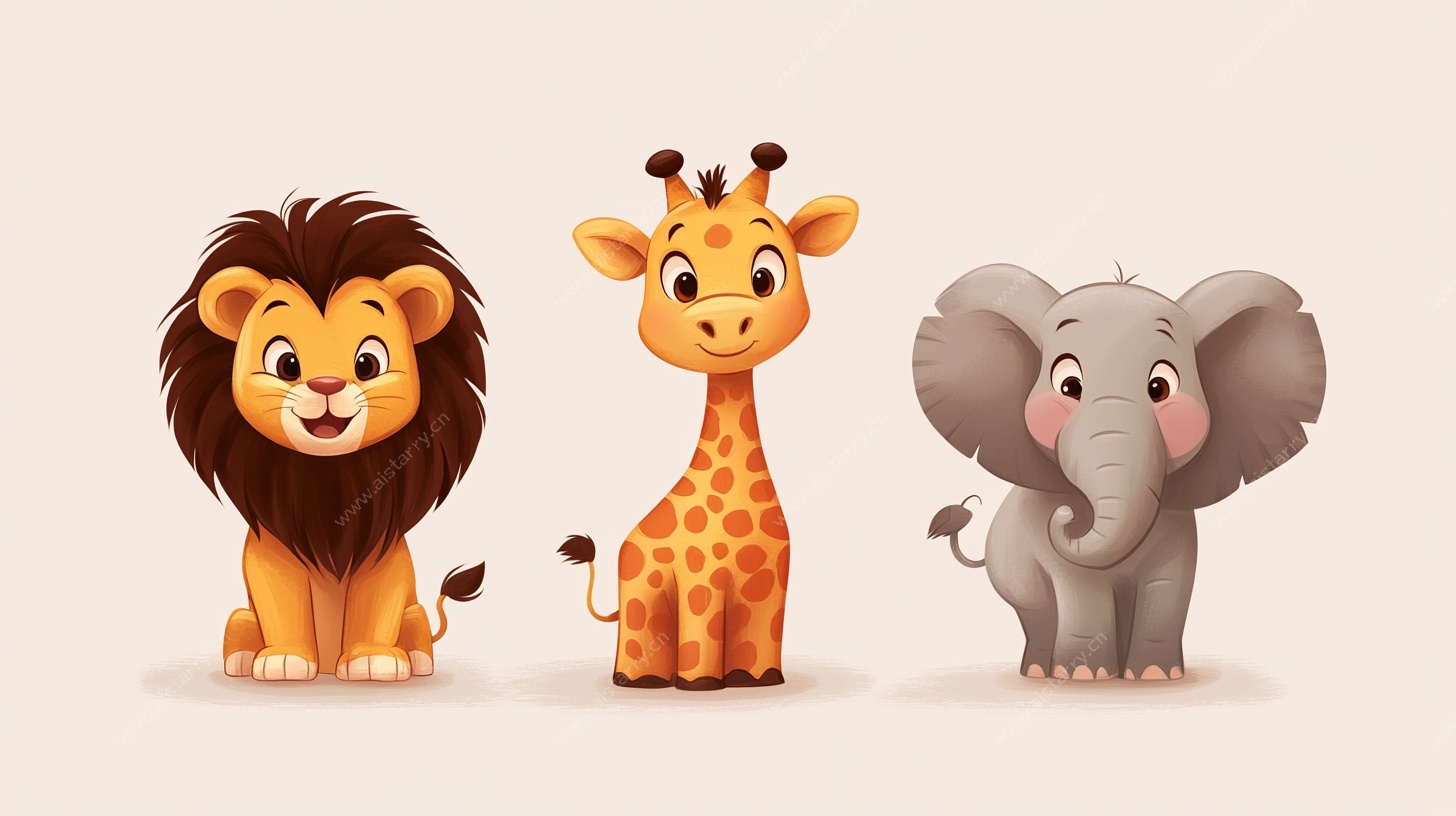 可爱动物三剑客