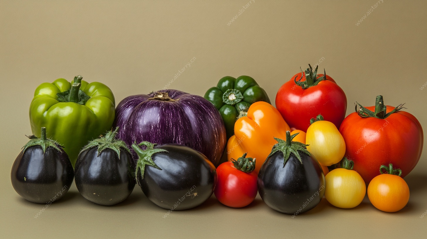 多彩蔬菜组合展示