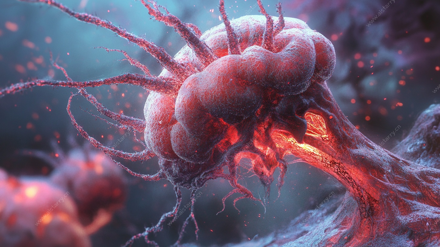 微观神经细胞特写