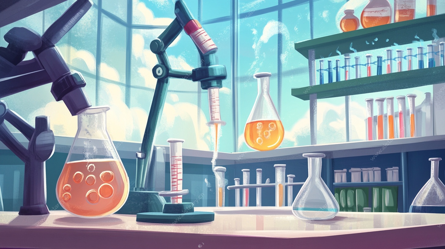 实验室里的科学实验场景