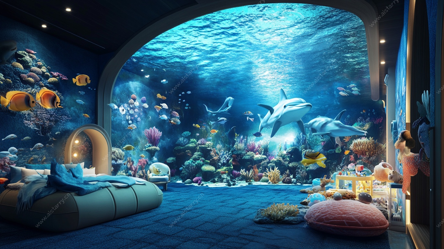梦幻海底主题卧室