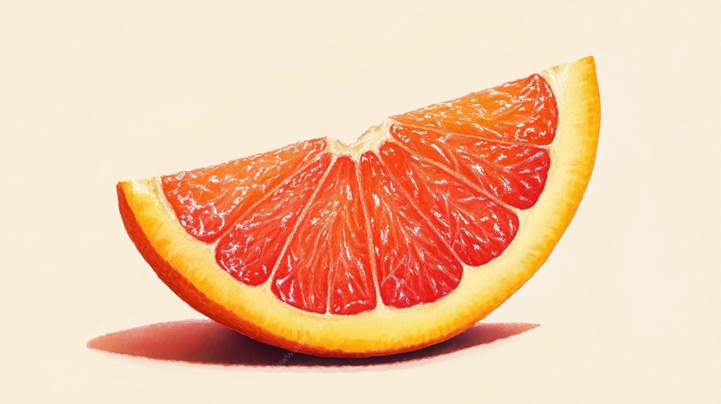 切片西柚 清新插画风格