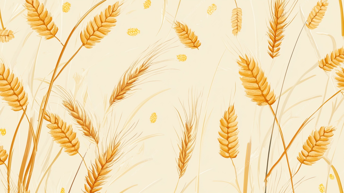 金黄麦穗背景图