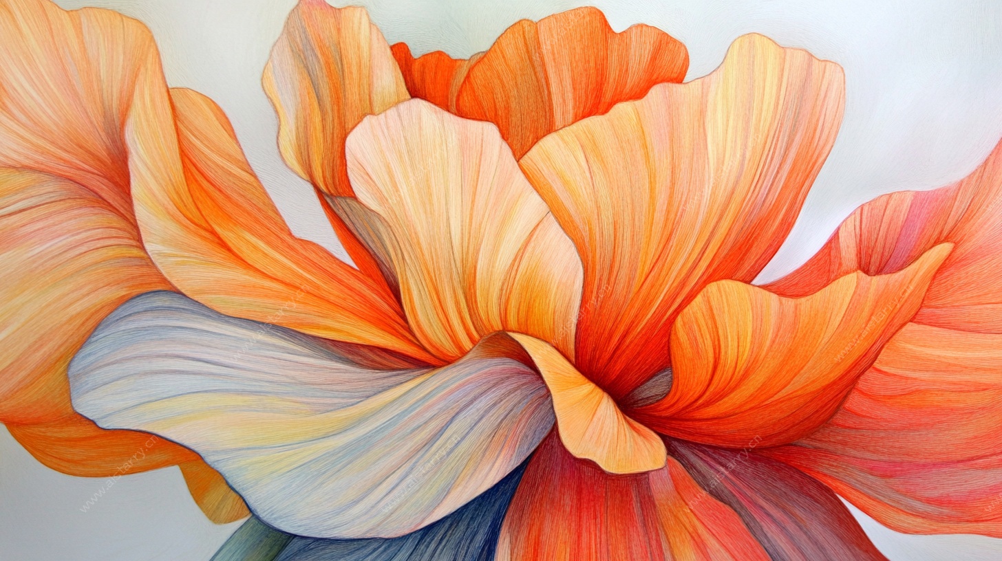 绚丽绽放的多彩花卉