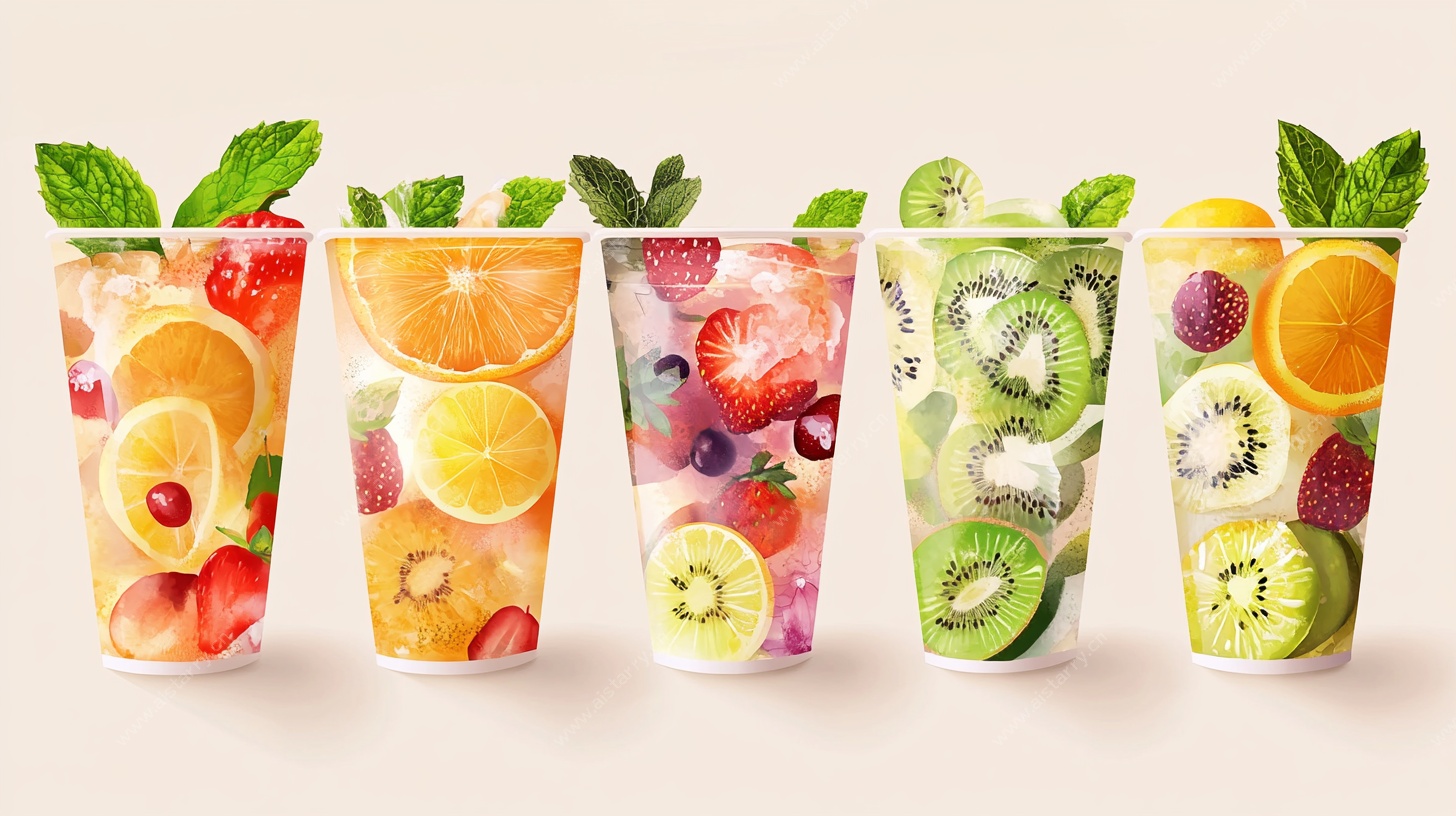 多彩鲜果冰饮 清新又美味