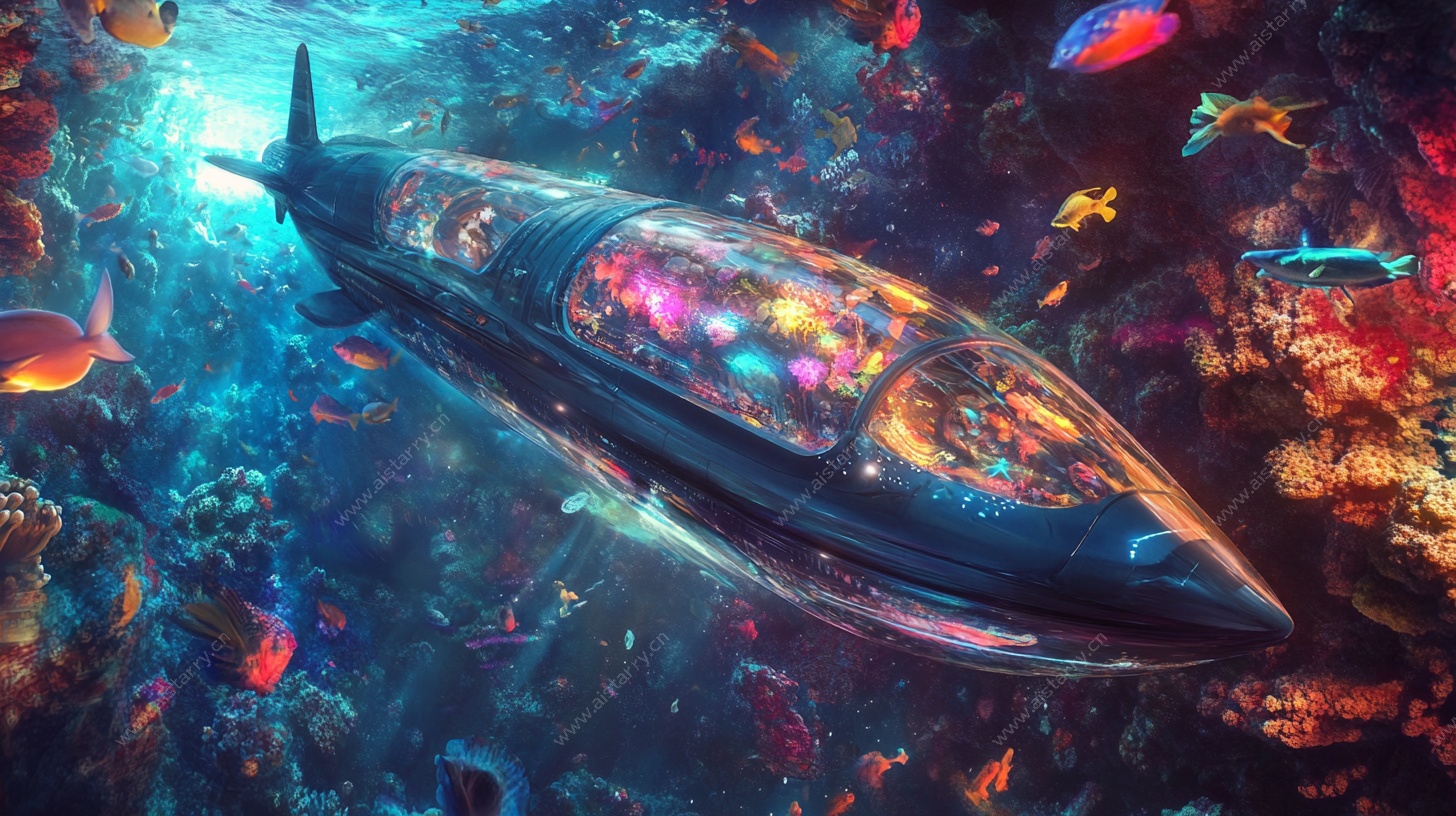 梦幻海底观光潜水艇