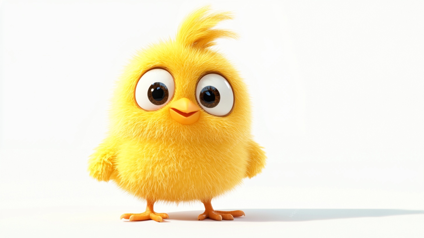 可爱小黄鸡 萌趣卡通形象