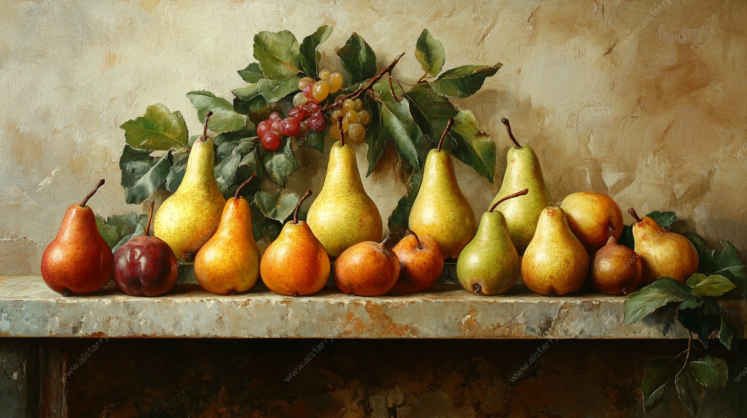 静物水果油画