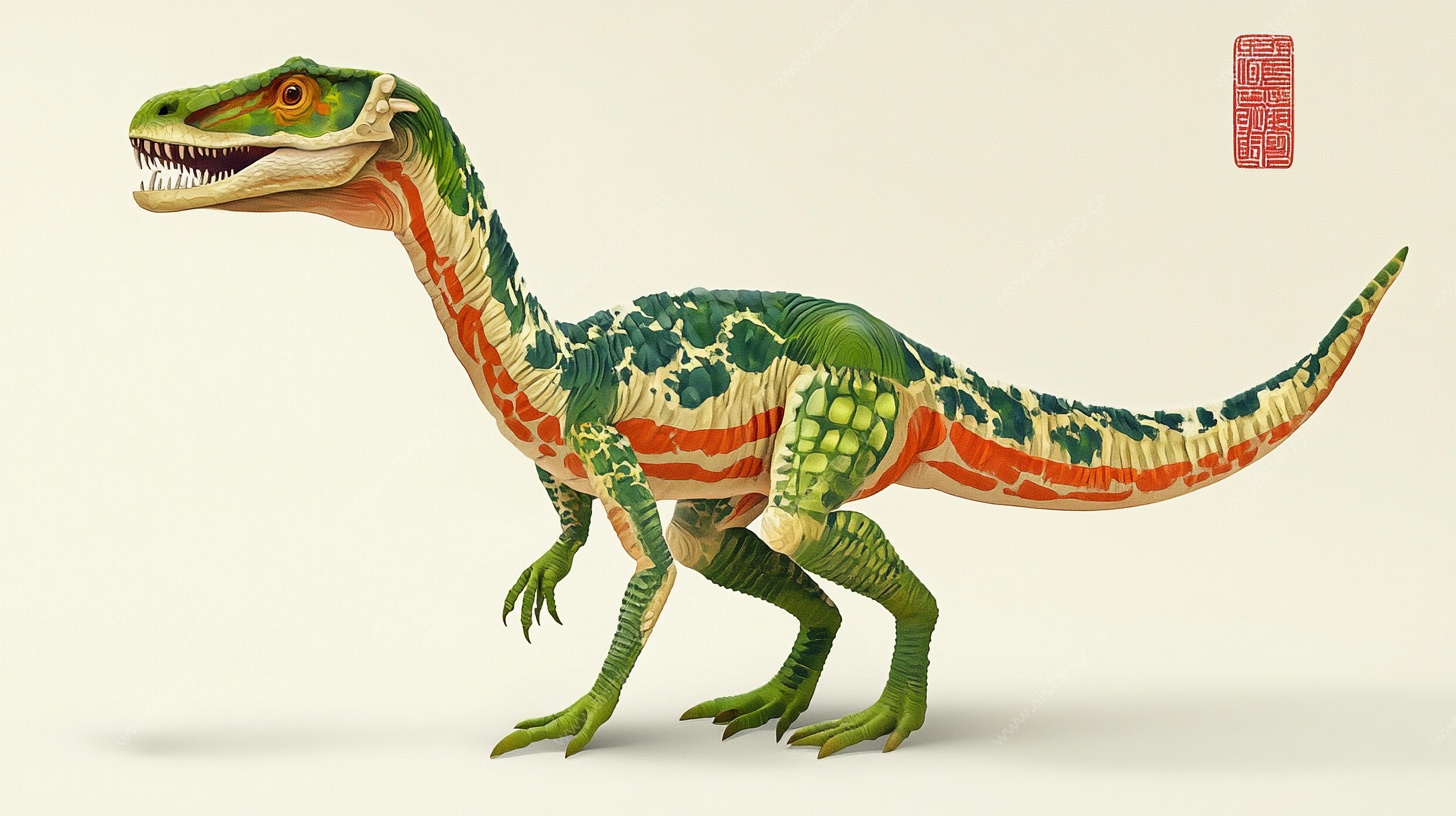 彩绘恐龙形象