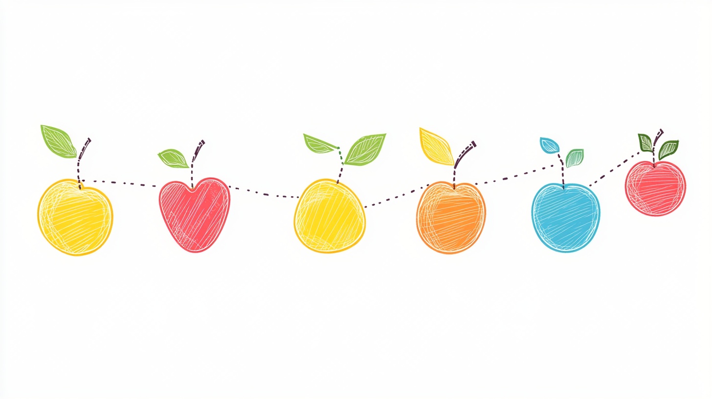 水果串装饰插画