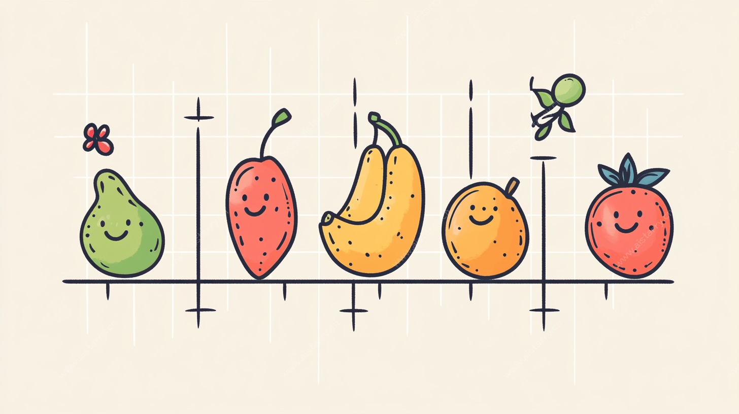 可爱水果排列图