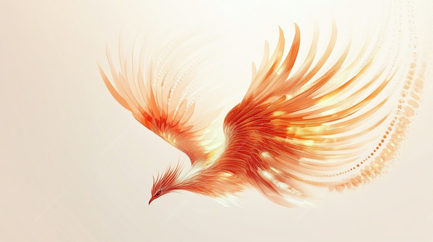 翱翔的火焰凤凰