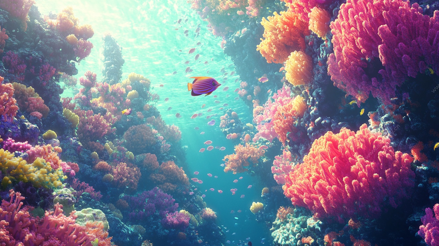 梦幻海底珊瑚世界