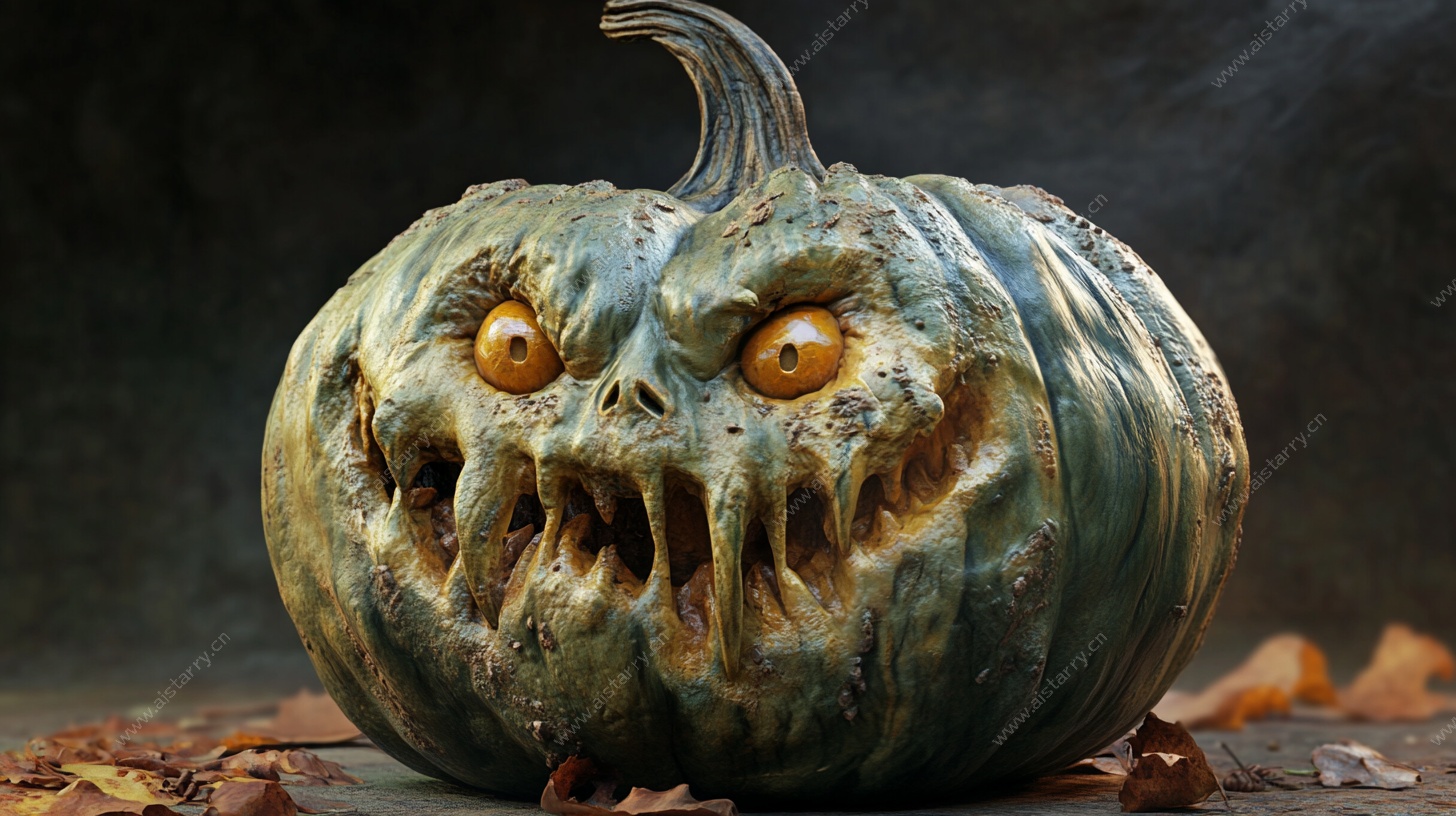 恐怖南瓜头 万圣节装饰