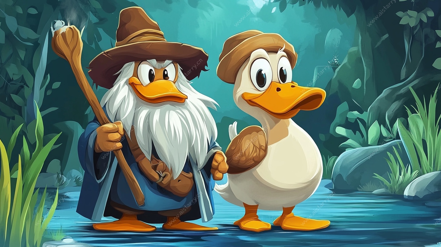 鸭巫师与学徒的奇幻之旅
