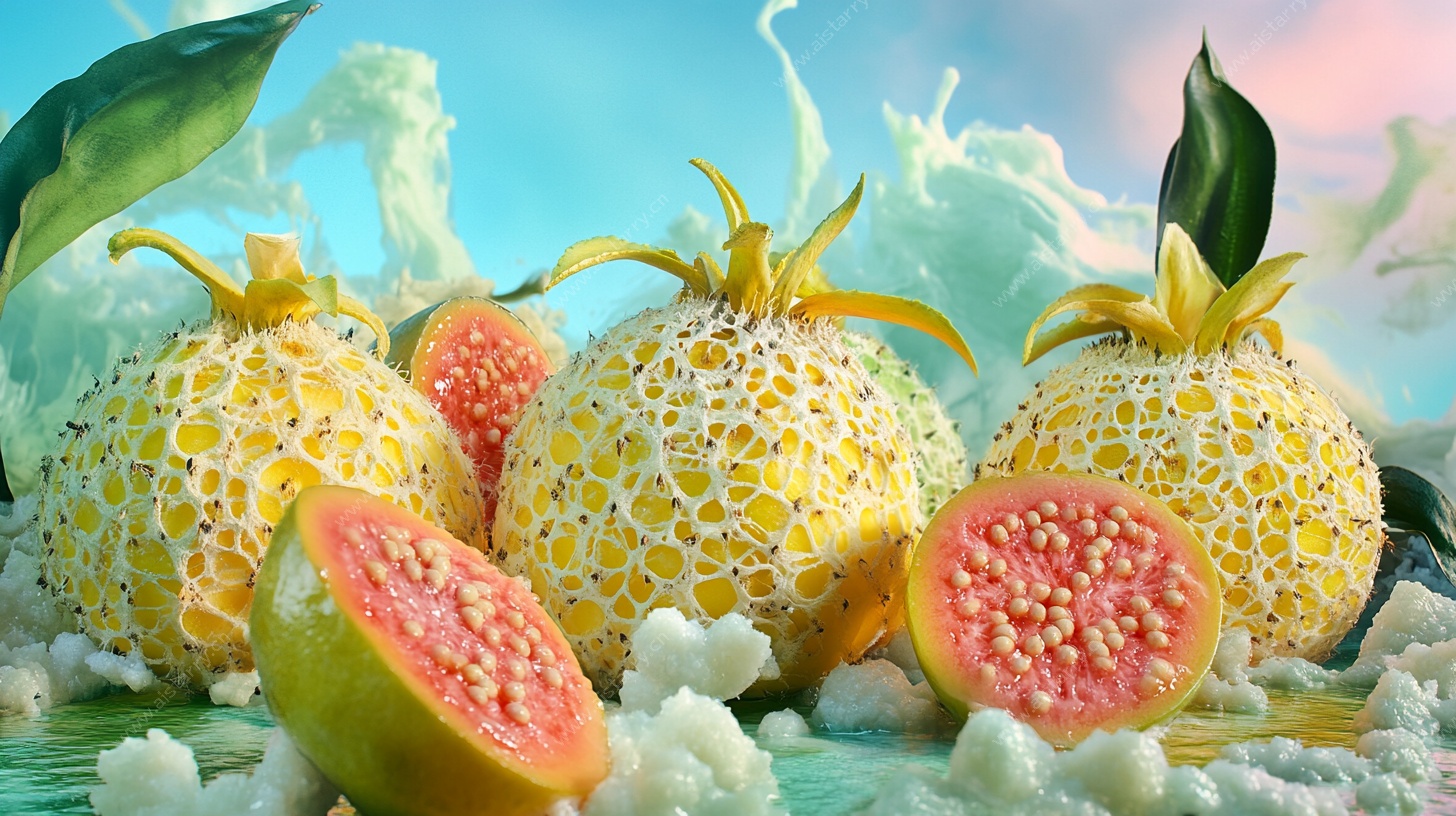 梦幻奇异水果插画