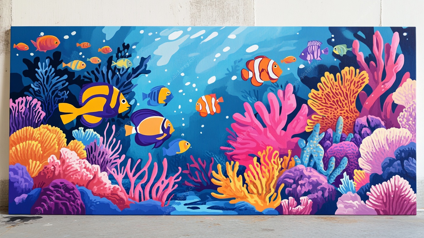 海底缤纷世界插画