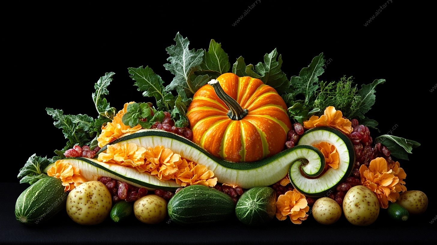创意蔬菜南瓜艺术造型