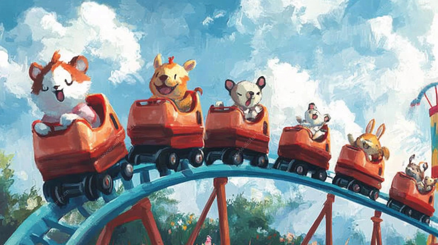 萌宠欢乐坐过山车