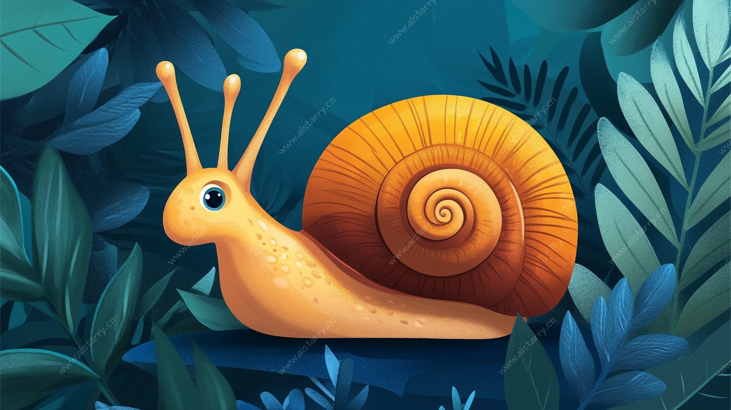 可爱蜗牛的丛林奇遇