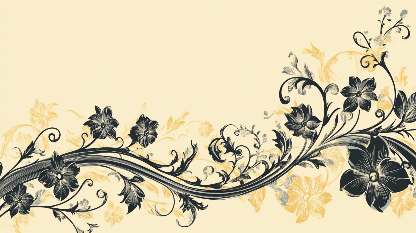 复古花卉装饰图案