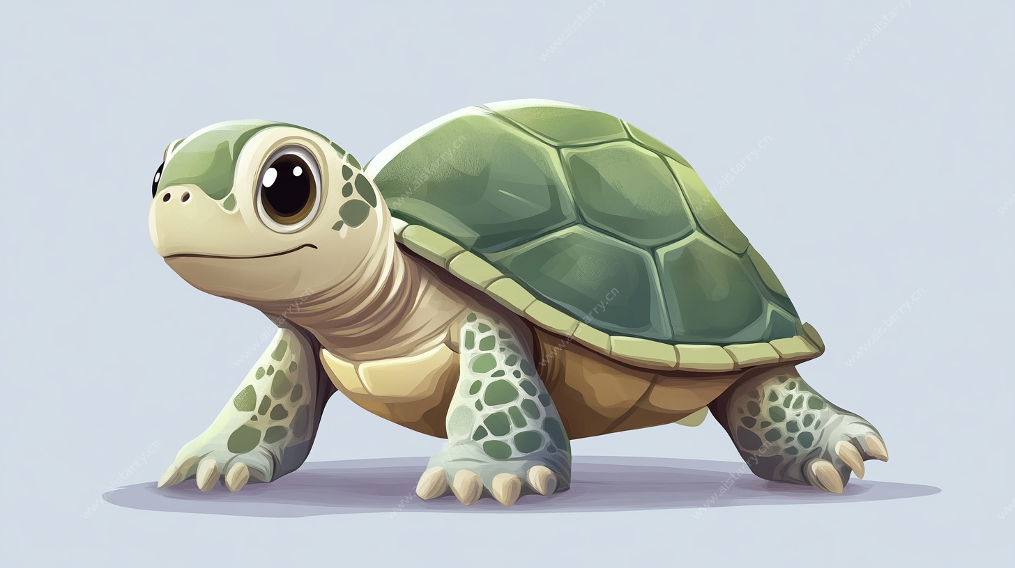 可爱卡通小乌龟形象