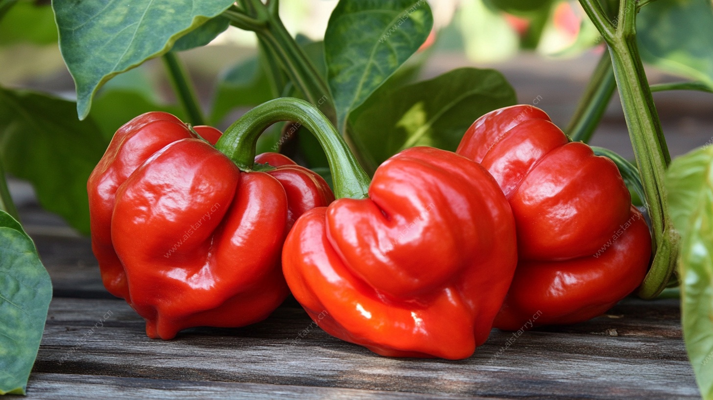 鲜艳红辣椒 自然风静物