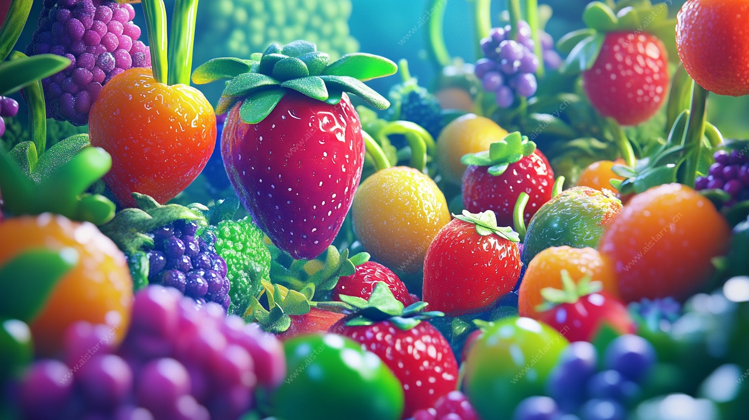 缤纷多彩的水果世界