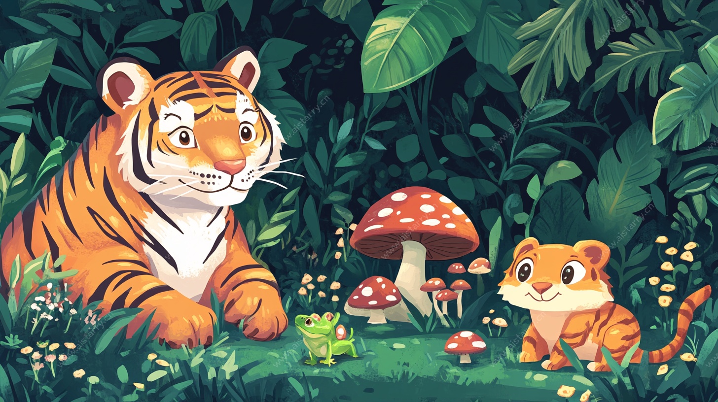 虎妈虎宝的森林奇遇