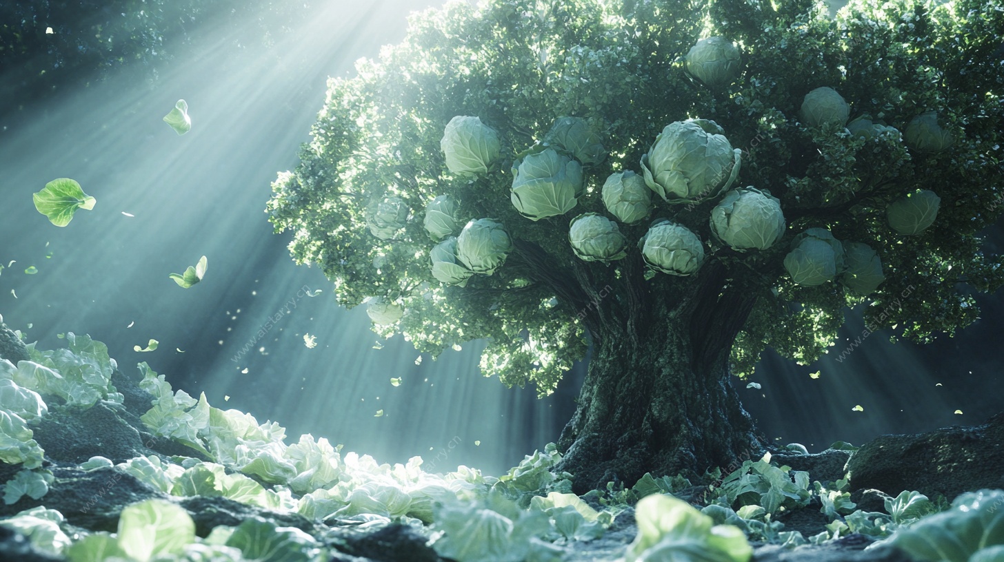 奇幻蔬菜树景观